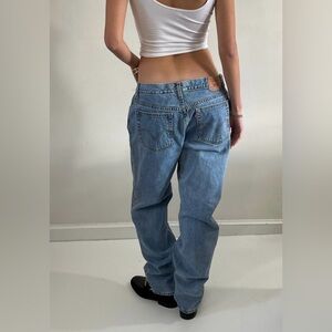 Vintage Levi's 505 Men's Straight Denim Blue Jeans Made in Canada 90s